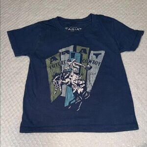 Ariat Kids Navy Cowboy Graphic Tee